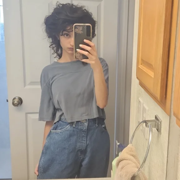 Vintage Lee High Rise Relaxed Baggy Tapered Leg "Mom" Jeans - Picture 1 of 12